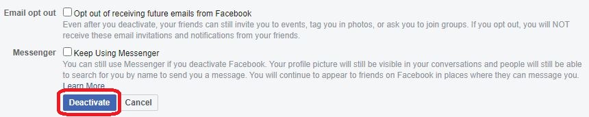 delete facebook account 8 How to Deactivate or Delete your Facebook Account 2021