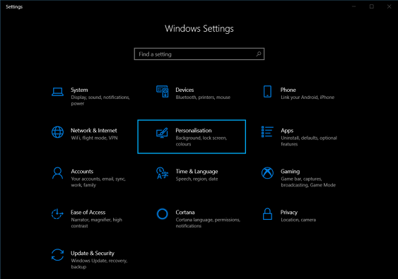 windows 10 dark mode 2 How to activate dark mode on Windows 10?